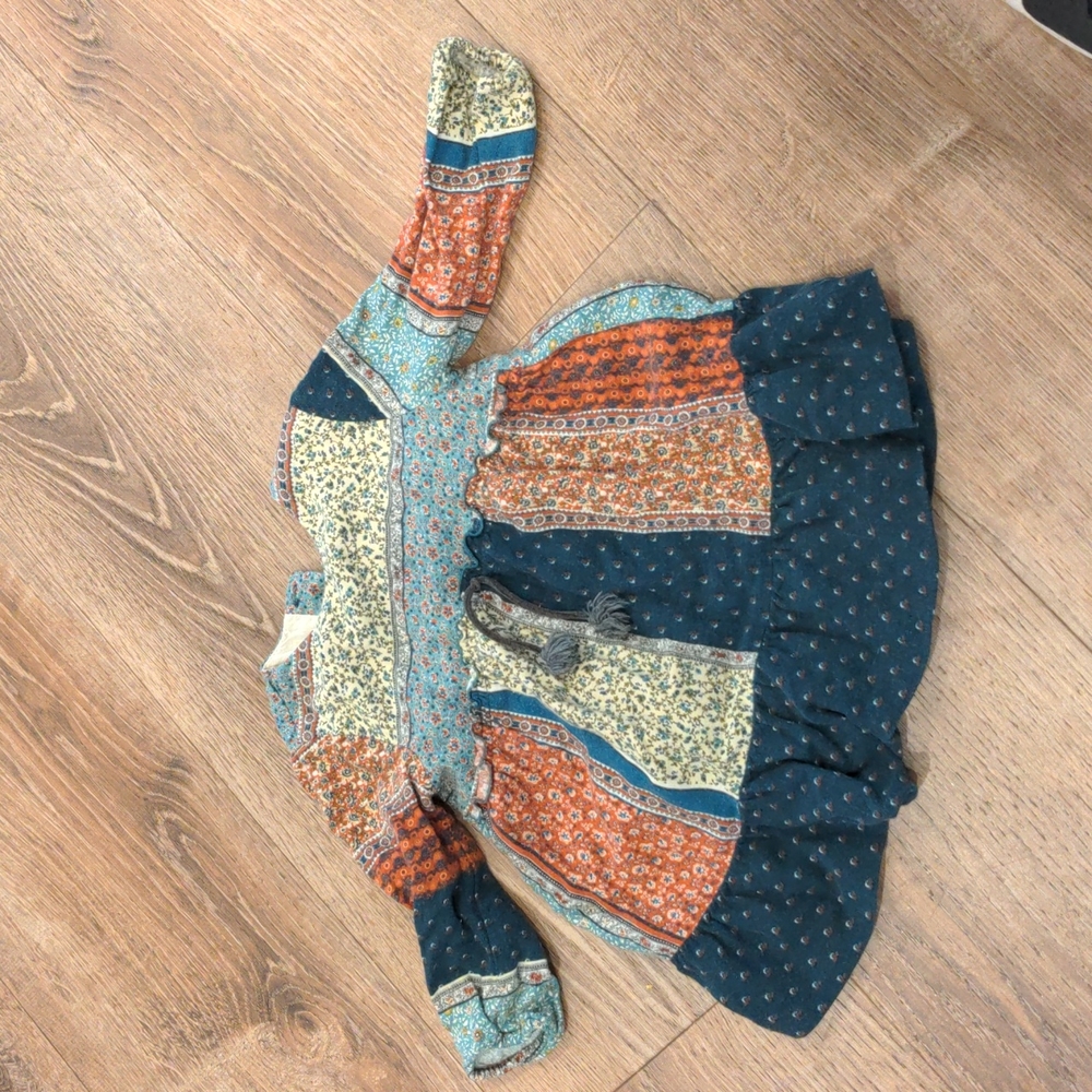 Zara quilt look dress 12-18M